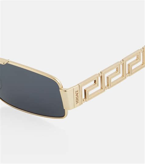 versace greca rectangular sunglasses|shop Versace sunglasses.